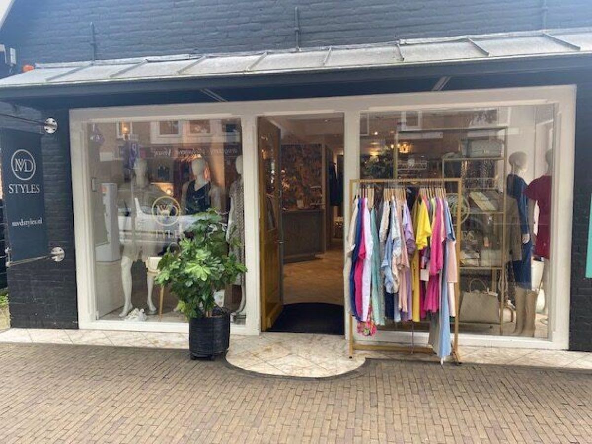Vooraanzicht van de winkel MVD Styles Bergen